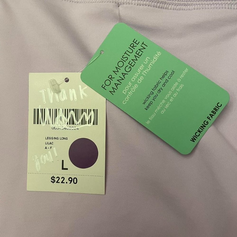 Lavender Activewear Leggings - Picture 4 of 4